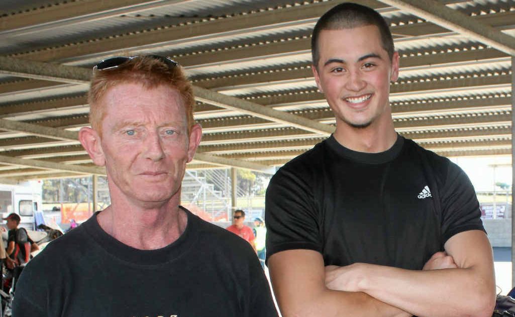 Racer Shaun Harris, who was almost killed in an Isle of Man TT racing accident in 2007, raced at Morgan Park with Mark Bailey. Racer Shaun Harris, who was almost killed in an Isle of Man TT racing accident in 2007, raced at Morgan Park with Mark Bailey.